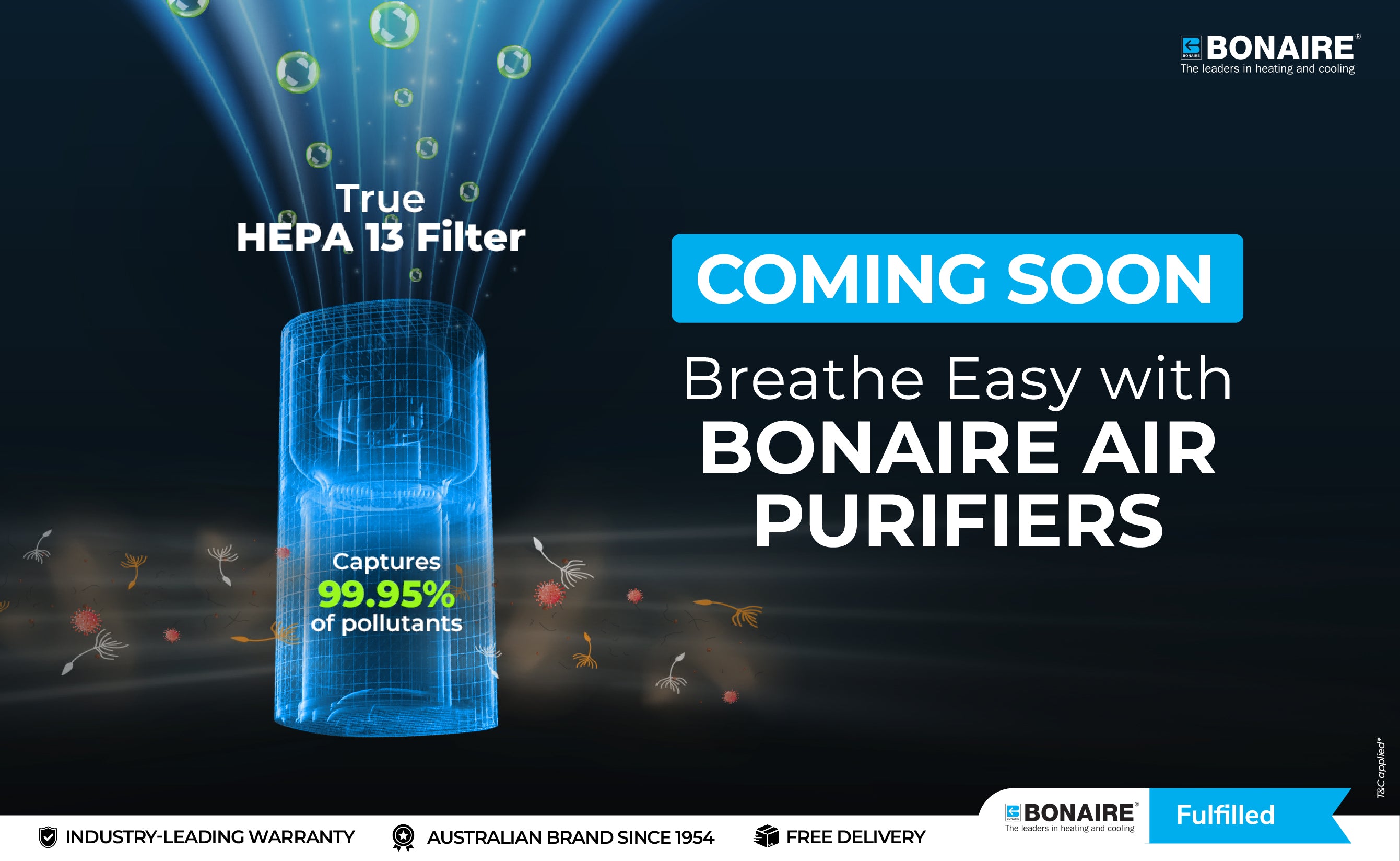 Breathe Easy With BONAIRE AIR PURIFIERS