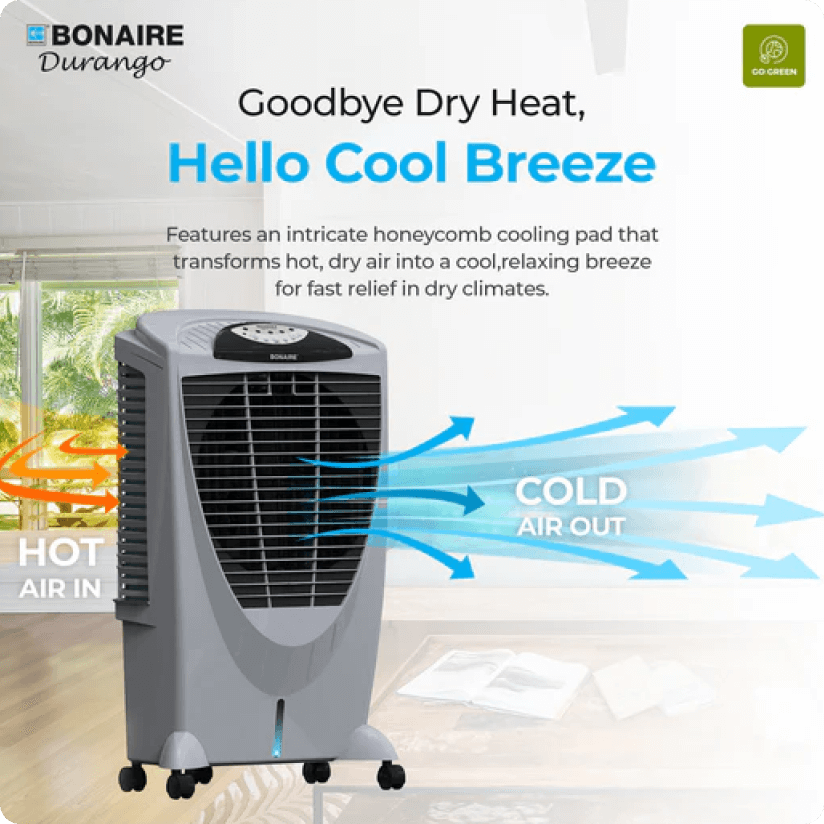 Winter 56i – Portable Evaporative Air Cooler for Home Office