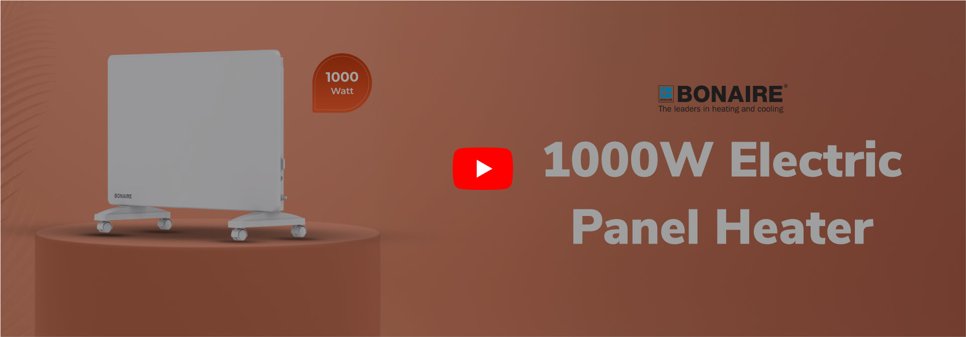 Bonaire 1000W Electric Panel Heater