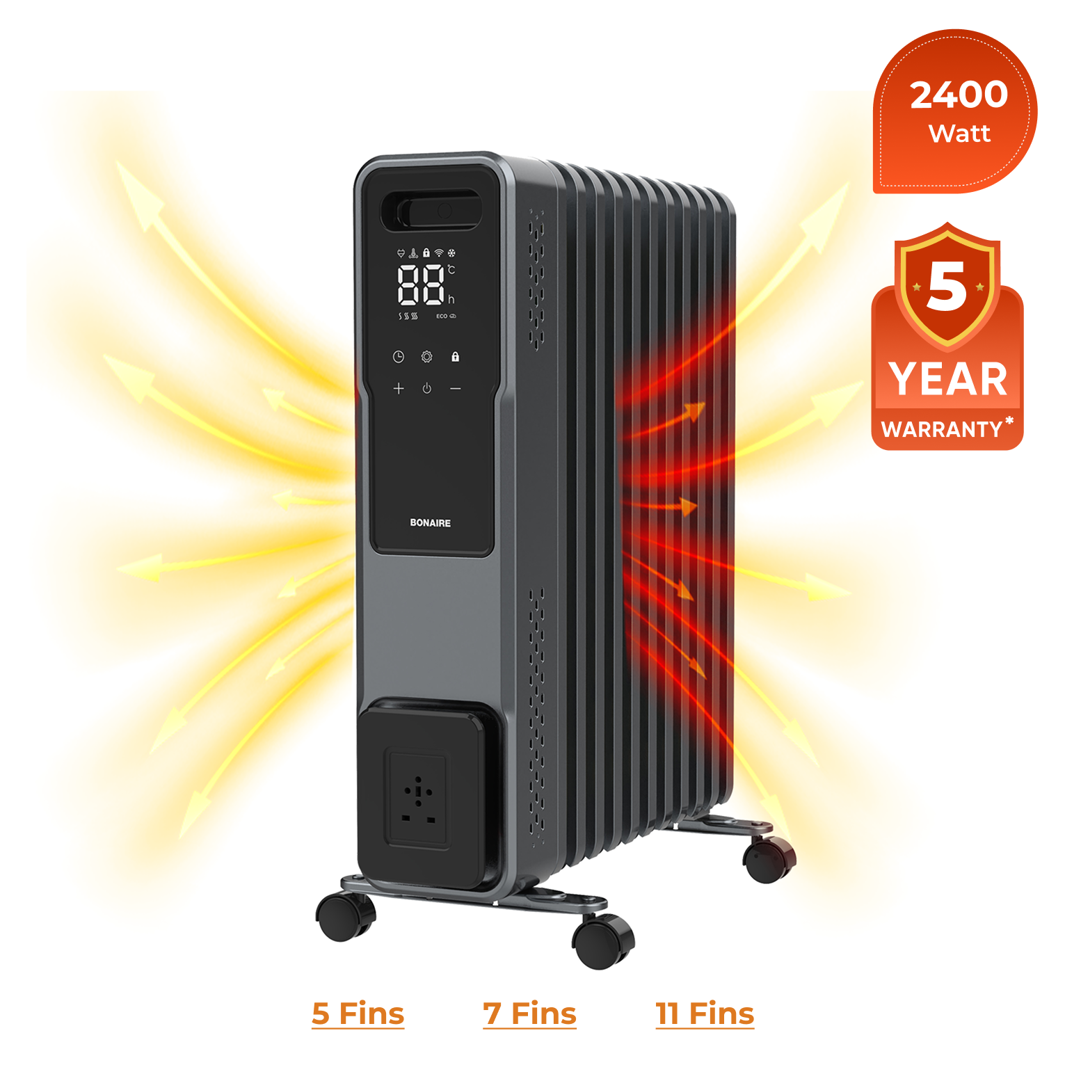 Bonaire 2400W Oil Column Heater