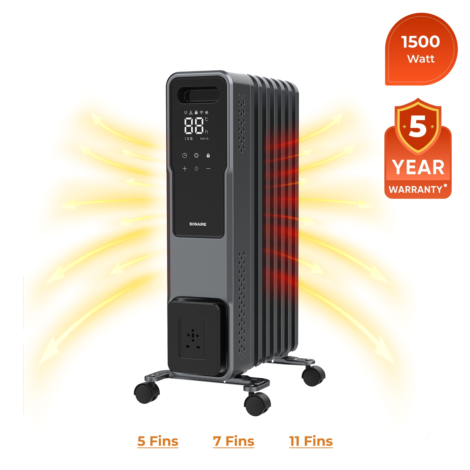 Bonaire 1500W Oil Column Heater