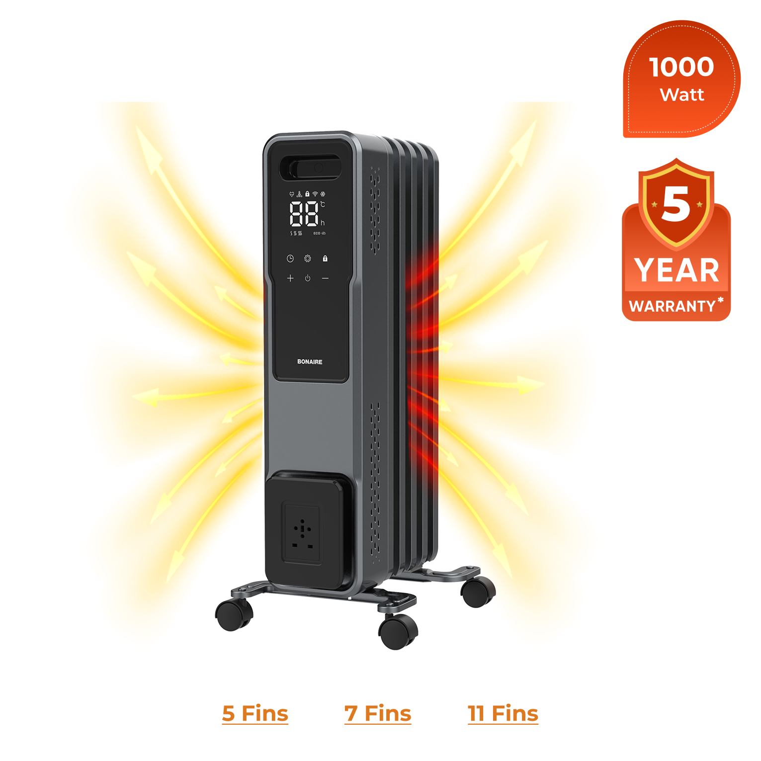 Bonaire 1000W Oil Column Heater