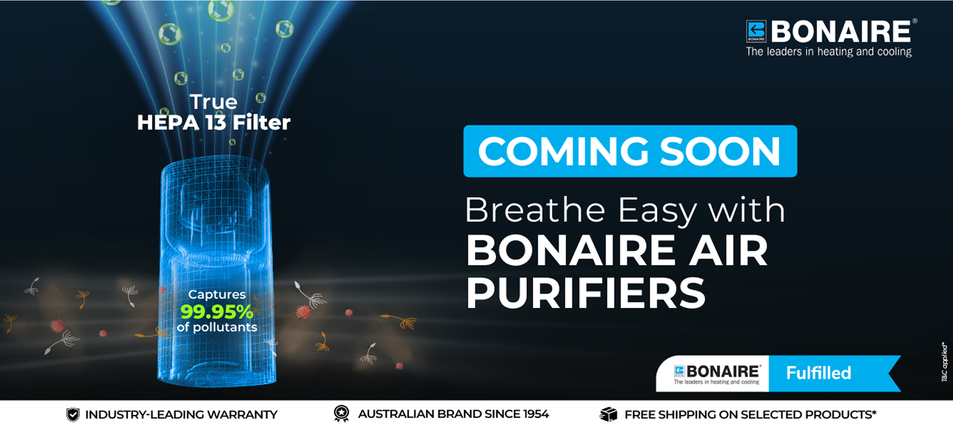 Breathe Easy With BONAIRE AIR PURIFIERS